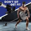 Yes4All Exercise Machine Adjustable T Bar Row Attachment, D Row Handle/Landmine Handle Attachment with Textured Rubber Handles(A. Black – T Bar Row Platform)