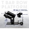 Yes4All Exercise Machine Adjustable T Bar Row Attachment, D Row Handle/Landmine Handle Attachment with Textured Rubber Handles(D. Combo T bar Row + Double Grip Row)
