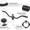 Yes4All Exercise Machine Adjustable T Bar Row Attachment, D Row Handle/Landmine Handle Attachment with Textured Rubber Handles(E.T-bar Lat Blaster Handle)
