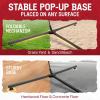Yes4All Freestanding Volleyball Net with 5 Adjustable Heights, 12ft Portable Volleyball Net for Backyard & Beach, Special Low Middle Bar for Volleyball Outdoor Net to Reduce Tripping