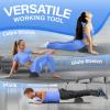 Yes4All Half Foam Rollers, Soft Density Round PE Foam Roll for Back Massage, Yoga Exercise – 36 inches