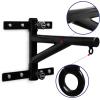 Yes4All Heavy Bag Hanger Wall Mount Punching Bag Hanger, Adjustable Heavy Duty Boxing Bag Bracket for Home Gym Indoor Outdoor(B. Wall Mounted Heavy Bag Hanger 2nd Gen)