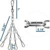 Yes4All Heavy Bag Hanger Wall Mount Punching Bag Hanger, Adjustable Heavy Duty Boxing Bag Bracket for Home Gym Indoor Outdoor(C. Adjustable Wall Mount with Chain)
