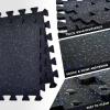 Yes4All Heavy Duty 100% High Density Rubber Floor Tiles Interlocking Mat(Blue Dot)