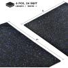 Yes4All Heavy Duty 100% High Density Rubber Floor Tiles Interlocking Mat(Blue Dot)