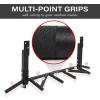 Yes4All Heavy Duty Wall Mounted Pull Up Bar – Multi-Grip Pull Ups / Pull Up Bar Ceiling Mount / Joist Mount for Home Gym(F. Joist Mounted)