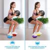 Yes4All Hedgehog Balance Pods for Exercise, Core Body Balancing, Balance Pods for Youth & Adults with Hand Pump – Set of 5(A. Hedgehog – 6pcs)