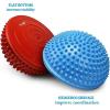 Yes4All Hedgehog Balance Pods for Exercise, Core Body Balancing, Balance Pods for Youth & Adults with Hand Pump – Set of 5(A. Hedgehog – 6pcs)