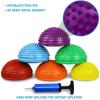 Yes4All Hedgehog Balance Pods for Exercise, Core Body Balancing, Balance Pods for Youth & Adults with Hand Pump – Set of 5(A. Hedgehog – 6pcs)