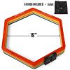 Yes4All Hex Agility Rings/Speed Rings with Carrying Bag – Hexagon Rings, Agility Hurdles for Agility Footwork Training(E. Colorful – 6 Rings)