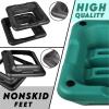 Yes4All High Arobic Step Platform & Stackable Risers – Adjustable 4″/6″/8″/10″/12″ Height – Choose Full Step Platform Set or 2-Pack Stackable Risers, Customize for Cardio & Aerobic Exercise(A. Green/Black)