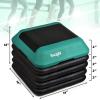 Yes4All High Arobic Step Platform & Stackable Risers – Adjustable 4″/6″/8″/10″/12″ Height – Choose Full Step Platform Set or 2-Pack Stackable Risers, Customize for Cardio & Aerobic Exercise(A. Green/Black)