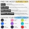 Yes4All High-Density Foam Roller for Back Pain Relief, Yoga, Exercise, Physical Therapy, Muscle Deep Tissue Massage 12-18-24-36 – Black – 18 Inches