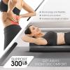 Yes4All High-Density Foam Roller for Back Pain Relief, Yoga, Exercise, Physical Therapy, Muscle Deep Tissue Massage 12-18-24-36 – Black – 18 Inches