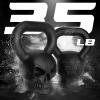 Yes4All Kettlebell Special Shape, Upgraded &Multifunctional for Advanced Training, Solid Cast Iron Powder Coated, Anti Slip Handle Strength Training Equipment(F. 35LB – Single)