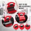 Yes4All Kettlebells Grip, Dumbbell Grip Handle, Convert Dumbbells into Kettlebell for Home Gym, Kettlebell for Weights Plate(C. Red/ Black)