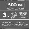 Yes4All LAT Pull Down Machines, LAT Row Cable Machine, LAT Tower with Additional Pulley Cable, High & Low Pulley Stations(LAT Pull Down Machine with Seat)