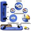 Yes4All Large Aqua Bags for Workout 35/45/80lbs – Ultimate Core Water Weights Aqua Bag – Portable Stability Fitness – Perfect Agility, Durability for Indoors and Outdoors – Clear & Dark Blue(B. Dark Blue – 80LB)