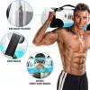 Yes4All Large Aqua Bags for Workout 35/45/80lbs – Ultimate Core Water Weights Aqua Bag – Portable Stability Fitness – Perfect Agility, Durability for Indoors and Outdoors – Clear & Dark Blue(A. Clear – 45LB)