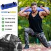 Yes4All Large Aqua Bags for Workout 35/45/80lbs – Ultimate Core Water Weights Aqua Bag – Portable Stability Fitness – Perfect Agility, Durability for Indoors and Outdoors – Clear & Dark Blue(B. Dark Blue – 80LB)
