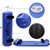 Yes4All Large Aqua Bags for Workout 35/45/80lbs – Ultimate Core Water Weights Aqua Bag – Portable Stability Fitness – Perfect Agility, Durability for Indoors and Outdoors – Clear & Dark Blue(B. Dark Blue – 80LB)