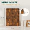 Yes4All Large Teak Cutting Boards for Kitchen, 20″x15″x1.5″ End Grain Butcher Block with Food-Friendly Surface, Durable Wood Chopping Board with Juice Grooves and Easy-Grip Handle for Home Prep(Acacia)