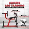 Yes4All Leg Extension and Curl Machine, Adjustable Leg Machine with Plate Loaded, Leg Extension and Curl Bench for Home Gym