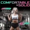 Yes4All Multi-Functional Aerobic Step Platform Adapter/Versatile Stepper Platform With Pilate Bar And Resistance Band(Pro Black)