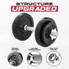 Yes4All Old School Adjustable Dumbbell Set with Weight Plates, Star Lock Collars/Connector, 40lbs to 200lbs Adjustable Weight Plates Set(B. 50LB Pair – Black)