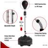 Yes4All Pedestal Punching Bag with Stand, Adjustable Height, Boxing MMA Equipment with PU Leather Speed Reflex Ball Home Gym