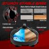 Yes4All Pedestal Punching Bag with Stand, Adjustable Height, Boxing MMA Equipment with PU Leather Speed Reflex Ball Home Gym