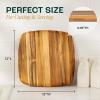 Yes4All Plus Large Edge Grain Teak Cutting Board for Kitchen, 24”L x 18”W x 1.5”Thick, Durable Wood with Juice Grooves, Pre-Oiled, Easy Grip Handles, Ideal for Chopping and Serving(Teak)