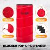 Yes4All Pop Up Defender, 3-Pack Basketball Youth Training Equipment, Portable Football Soccer Basketball Drill Defender(A. Red)