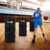 Yes4All Pop Up Defender, 3-Pack Basketball Youth Training Equipment, Portable Football Soccer Basketball Drill Defender(B. Black)