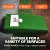 Yes4All Portable Pitching Mound and 2 Baseballs, Pitchers Mound Baseball, Softball Pitching Mound with Antifade Turf and Regulation Pitching Rubber 30 x 30 x 4 Inch for Indoor and Outdoor.