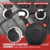 Yes4All Powder Coated Cast Iron Kettlebell Strength Training Kettlebells Weight Set for Full Body Workout, Home Gym(L – Dark Red – 36 KG / 79 LB)