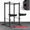 Yes4All Power Rack J-Hooks & Attachments – Heavy Duty Barbell Holders Compatible with 2×2 & 3×3 Power Racks for Home Gym(B. Premium Spotter Arms for Power Racks 2×2)