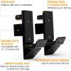 Yes4All Power Rack J-Hooks & Attachments – Heavy Duty Barbell Holders Compatible with 2×2 & 3×3 Power Racks for Home Gym(Black)
