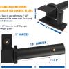 Yes4All Power Rack J-Hooks & Attachments – Heavy Duty Barbell Holders Compatible with 2×2 & 3×3 Power Racks for Home Gym(Black)