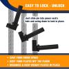 Yes4All Power Rack J-Hooks & Attachments – Heavy Duty Barbell Holders Compatible with 2×2 & 3×3 Power Racks for Home Gym(Black)