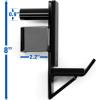 Yes4All Power Rack J-Hooks & Attachments – Heavy Duty Barbell Holders Compatible with 2×2 & 3×3 Power Racks for Home Gym(Black)