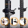 Yes4All Power Rack J-Hooks & Attachments – Heavy Duty Barbell Holders Compatible with 2×2 & 3×3 Power Racks for Home Gym(C. Roller J-Hook 2″x2″)
