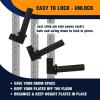 Yes4All Power Rack J-Hooks & Attachments – Heavy Duty Barbell Holders Compatible with 2×2 & 3×3 Power Racks for Home Gym(C. Weight Plate Holder Attachment 3×2 inches)