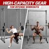 Yes4All Power Rack J-Hooks & Attachments – Heavy Duty Barbell Holders Compatible with 2×2 & 3×3 Power Racks for Home Gym(E. J-Hook 2”x2” with hole 1/2”)