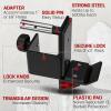 Yes4All Power Rack J-Hooks & Attachments – Heavy Duty Barbell Holders Compatible with 2×2 & 3×3 Power Racks for Home Gym(E. J-Hook for 3″x3″ Rack with 1″ or 5/8″ Hole)
