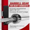 Yes4All Power Rack J-Hooks & Attachments – Heavy Duty Barbell Holders Compatible with 2×2 & 3×3 Power Racks for Home Gym(J-hook Barbell 2×2)