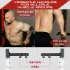 Yes4All Power Rack J-Hooks & Attachments – Heavy Duty Barbell Holders Compatible with 2×2 & 3×3 Power Racks for Home Gym(Narrow and Wide Grip Dip Bar 350 Capacity)