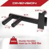 Yes4All Power Rack J-Hooks & Attachments – Heavy Duty Barbell Holders Compatible with 2×2 & 3×3 Power Racks for Home Gym(Narrow and Wide Grip Dip Bar 350 Capacity)