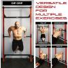 Yes4All Power Rack J-Hooks & Attachments – Heavy Duty Barbell Holders Compatible with 2×2 & 3×3 Power Racks for Home Gym(Narrow and Wide Grip Dip Bar 350 Capacity)