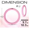 Yes4All Power Ring 10lbs, Weight Ring, Weighted Circle, Kettlebell for Yoga Exercise, Aerobics, Home Fitness, Core Training(B. Pink – 10lb)